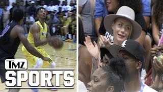 Iggy Azaleas HILARIOUS Reaction After Nick Young Drains a Three  TMZ Sports [upl. by Clementas]