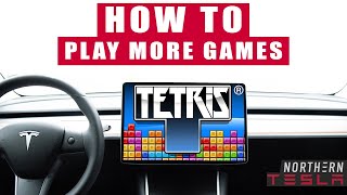 Tesla Arcade  How to play even more games including Tetris [upl. by Annahsohs81]