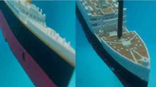 Titanic Model Sinking Caught on Underwater Camera [upl. by Banky314]