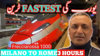 Milan to Rome with Frecciarossa 1000 🚝  Italian high speed train [upl. by Rooney388]