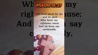 Psalm 3527 Shout for Joy and be Glad jesus faith bibleverse [upl. by Chiarra]