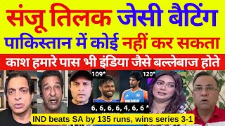 Pak media crying on IND wins series 31  Ind Vs SA 4th T20 Highlights  Pak Reacts [upl. by Trinee645]