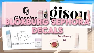 Sephora Decal Codes For Bloxburg  Roblox Video [upl. by Ive]