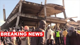 BREAKING NEWS Many feared dead after a house that was halfway demolished collapsed in Kanduyi [upl. by Ahkos]