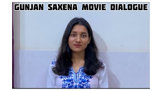 Gunjan Saxena movie dialogue acting monologue ​⁠Anjalirawat228 [upl. by Bathilda]