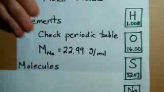 How to Calculate Molar Mass [upl. by Nylqcaj]