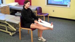 Plantar Fascial AM Towel Stretches [upl. by Ecineg]