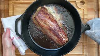 Perfect Whole Beef Tenderloin Cast Iron Skillet Recipe  Eat Simple Food [upl. by Kcirneh]