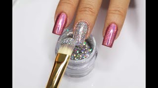 Clase 17 Como hacer Uñas Holograficas y Chromo ♥ Deko Uñas  Holographic and Chromo Nails [upl. by Boynton]