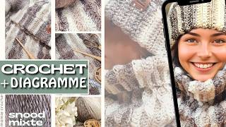 💗 CROCHET  DIAGRAMME VOUS LAVEZ DEMANDÉ LE VOICI 💗 TUTO JOLEEN LA SUITE MamieCrochet [upl. by Barthol735]