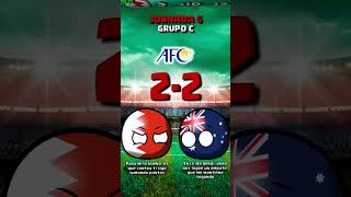 BAREIM vs AUSTRALIA JORNADA 6 Eliminatorias AFC countryballs [upl. by Kirwin29]