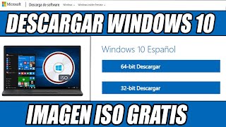 Descargar Windows 10 ISO  32 O 64 bits Home y PRO ORIGINAL desde Microsoft 2024 ⚡ USB [upl. by Ellenar484]