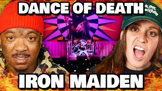 Iron Maiden  DANCE OF DEATH En Vivo  Rock Reacts [upl. by Sandon]