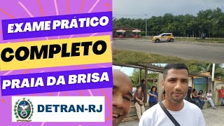 Prova real do Detran RJ 2023  Praia da Brisa [upl. by Arakahs460]