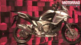 EICMA 2010 Honda Crosstourer Konzept Interview [upl. by Kolk896]