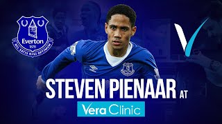 Evertons Legend Steven Pienaar at Vera Clinic Great Experience with Vera Clinic [upl. by Cyrie833]