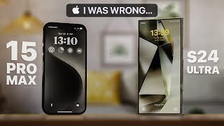 iPhone 15 Pro Max vs Samsung Galaxy S24 Ultra — Ultimate Comparison [upl. by Wilinski570]