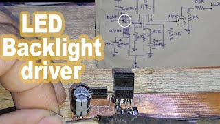 Making a LED backlight driver using STRW6053N part 1 [upl. by Ahsila441]