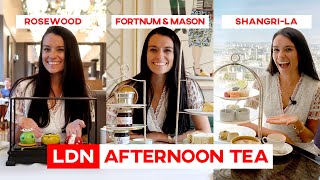 Comparing the Top 3 Afternoon Teas in London  AD ☕️ [upl. by Tankoos]