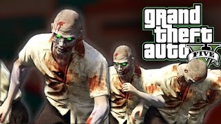 ZOMBIE INVASION Can I Survive With Just A Baseball Bat GTA 5 PC Mods And Funny Moments [upl. by Kcirttap]