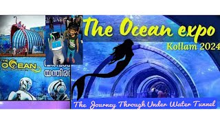 The Underwater Tunnel Aquarium  The Ocean Expo Kollam Asramam Maidanam  Kollam Asramam Fest 2024 [upl. by Sheya]