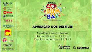 APURAÇÃO DOS DESFILES DO CARNAVAL DE CORUMBÁ 2024 [upl. by Clerk731]