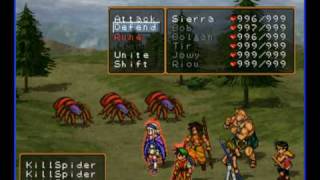 Suikoden 2  Damage Limit Broken [upl. by Naj]