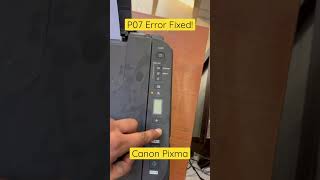 How to Fix the P07 Error on Canon Pixma Printers [upl. by Rossi]