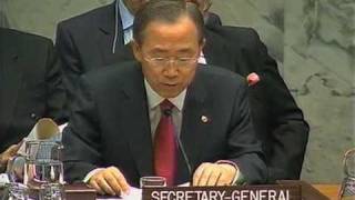 quotNuclear disarmament is the only sane path to a safer worldquot Ban Kimoon [upl. by Onitsuj664]