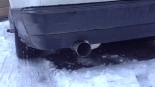 1992 Mercedes 190E M103 30L exhaust [upl. by Grobe]