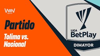 DEPORTES TOLIMA VS ATLÉTICO NACIONAL  LIGA BETPLAY DIMAYOR 20242  FECHA 19 [upl. by Mitran]