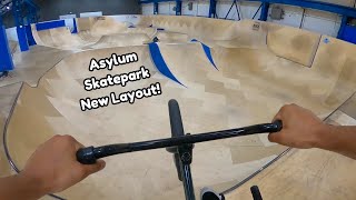 Asylum Skatepark New Layout [upl. by Clarey]