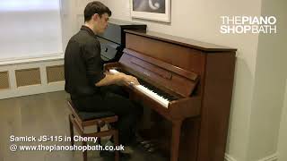 Samick JS115 in Cherry  The Piano Shop Bath [upl. by Quenby]