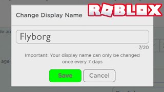 ROBLOX DISPLAY NAMES ARE HERE How to Change Your Display Name for FREE [upl. by Kenyon]