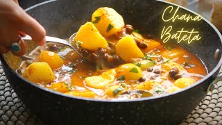 CHANA BATETA EAST AFRICAN STYLE CHICKPEAS AND POTATO IN COCONUT MILK  MUMS TANZANIA STYLE RECIPE [upl. by Bondie]