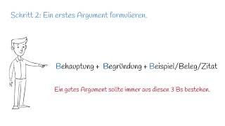 Aufbau einer Argumentation mit den 3 Bs [upl. by Adnolor422]