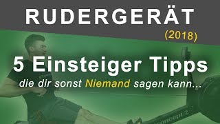 RUDERGERÄT TRAINING So kannst du Fehler verhindern Einsteiger Tutorial [upl. by Held400]