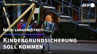 quotAmpelquot erzielt Grundsatzeinigung beim Thema Kindergrundsicherung  AFP [upl. by Woll]