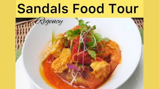 Sandals Regency Saint Lucia Food Tour [upl. by Aluino]