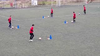 U12 warm up drill [upl. by Odradlig]