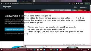 Como usar un bin en Amazon Prime [upl. by Rhoda647]