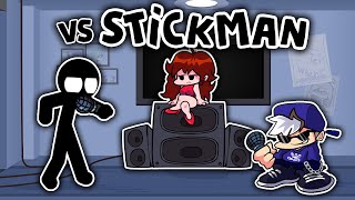 POR QUÉ ESTE MOD ES TAN RANDOM XD  Vs Stickman FNF FULL WEEK Y CANCIÓN SECRETA HARD [upl. by Aranat]