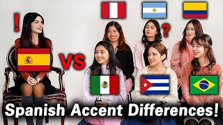 Spanish was Shocked By Spanish Accent Differences from Latin America [upl. by Etyak356]