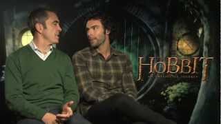 James Nesbitt And Aidan Turner Interview  The Hobbit  Empire Magazine [upl. by Ahsia86]