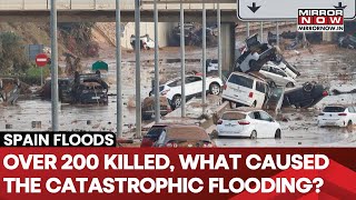 Spain Floods Know What Caused The Calamity That Killed 200 7500 Troops Deployed  World News [upl. by Yllod]