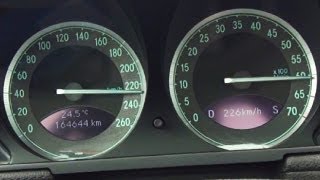 Mercedes SL350 Acceleration 0232 Kmh Onboard V6  272 Ps Hp  r230 SL 350 Sound Beschleunigung [upl. by Neill913]