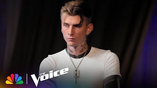 mgk Is Team Gwens Superstar Playoff Advisor  The Voice  NBC [upl. by Refinney]