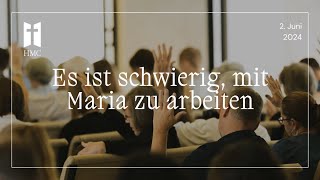 Es ist schwierig mit Maria zu arbeiten  Hartwig Eitzen [upl. by Llener]