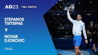 Stefanos Tsitsipas v Novak Djokovic Full Match  Australian Open 2023 Final [upl. by Concordia531]