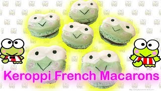 How to make Keroppi French Macarons [upl. by Ennyletak]